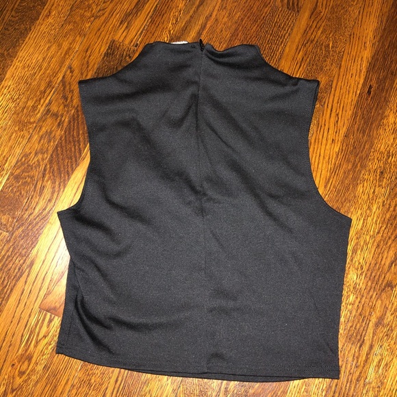 Guess Black Crop Shirt - Picture 2 of 3